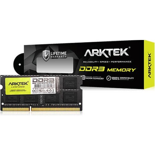 Arktek AKD3S8N1600 8 GB DDR3 1600 MHz CL11 Notebook Ram